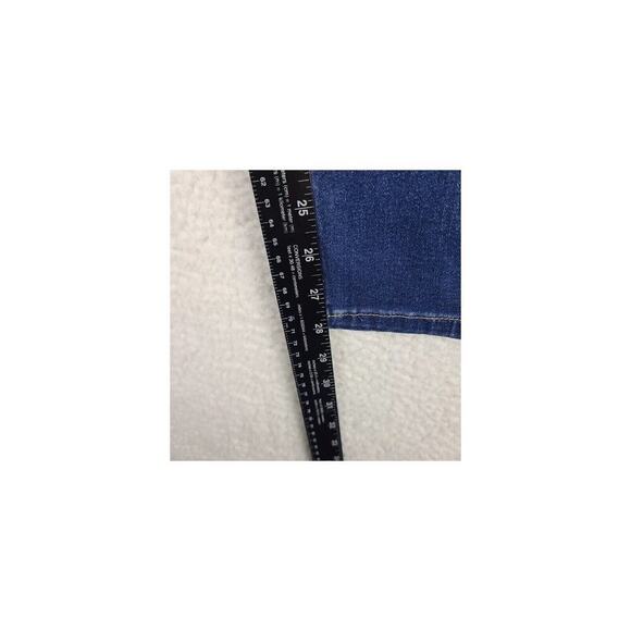 Calvin Klein Jeans Womens Size 14 High Rise Skinny Repreve Dark Wash Blue Plus - Picture 5 of 9